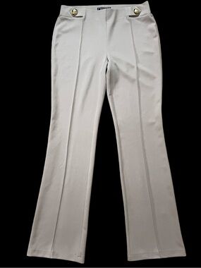 NYCC New York Clothing Co. High-Rise Flare Pants Cream